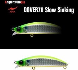 Apia Dover 70 Slow Sinking 70mm 10gr 10 LGH Chart Back wobbler (AP26056)