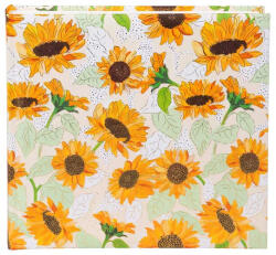 Goldbuch Beragasztós fotóalbum 60/25x25 fehér oldal, Sunflower, white (24549)