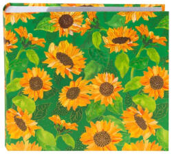 Goldbuch Becsúsztatós fotóalbum 200/10x15 fehér oldal, Sunflower, green (17548)