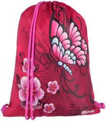 Spirit Spirit: Butterfly &, Flowers rózsaszín tornazsák, sportzsák 33x47cm (402590)