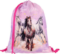 Spirit Spirit: Love Horses rózsaszín tornazsák, sportzsák 33x47cm (402589)