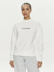 Calvin Klein Bluză Hero Logo K20K205450 Alb Regular Fit