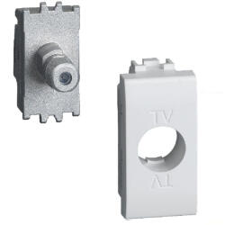 Legrand Priza TV-SAT tip F 1M Living Light Bticino alb N4202FN (N4202FN)