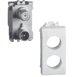 Legrand Priza TV-SAT demix 1M Living Light Bticino alb N4214DN (N4214DN)