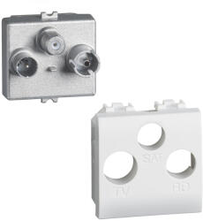 Legrand Priza TV-R-SAT demix 2M Living Light Bticino alb N4210M2DN (N4210M2DN)