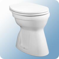 Alföldi Bázis 4037 alsó kifolyású, lapos öblítésű, fehér színű WC csésze