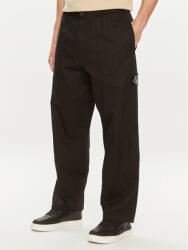 Calvin Klein Pantaloni din material J30J325126 Negru Regular Fit