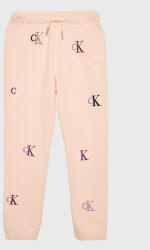 Calvin Klein Jeans Pantaloni trening Monogram IG0IG01906 Roz Regular Fit