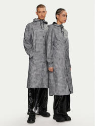 Rains Geacă de ploaie Longer Jacket W3 18360 Gri Regular Fit