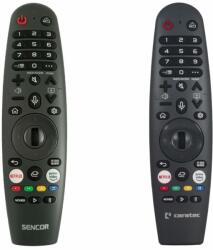 utángyártott CARATEC CAV104RC, CAV190P, CAV220X, CAV221P, CAV222E, CAV242E-S, CAV321P-S - mágikus SMART pót távirányító hangvezérléssel