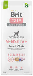 Brit Sustainable Sensitive Insect Fish , Hrana caini adulti cu piele sensibila, 12 kg (C160)