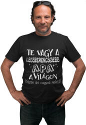  Legszerencsésebb apa a világon - Férfi Póló (283134)