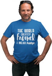  Farther I mean father - Férfi Póló (327268)