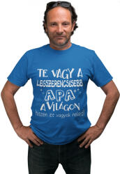  Legszerencsésebb apa a világon - Férfi Póló (339557)