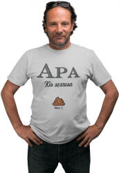  Apa kis szarosai (Személyre szabható) - Férfi Póló (701352)