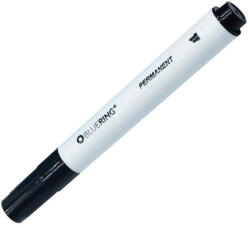  Alkoholos marker 1-4mm, vágott végű Bluering® fekete (CORJJ20523BFK)