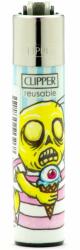  Clipper Micro öngyújtó - Zombie Invasion (eyes cream) (CP3A572BCHec)