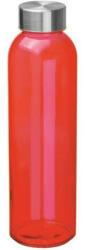 M-Collection Üveg ivópalack, 500 ml, Piros