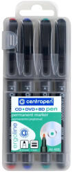  Alkoholos marker 1mm, CD/DVD Liner M Centropen 4606 4-es klt (COR32937)