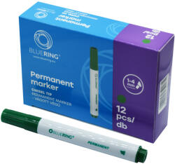  Alkoholos marker 1-4mm, vágott végű Bluering® zöld (CORJJ20523BZ)