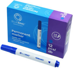 Alkoholos marker 1-4mm, vágott végű Bluering® kék (CORJJ20523BKEK)