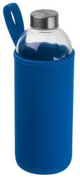 M-Collection Üveg ivópalack neoprén tokban, 1000 ml, Kék