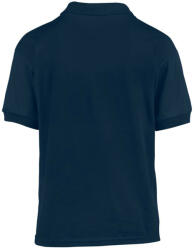 Gildan Dryblend rövidujjú galléros gyerek póló - sötétkék (gib8800navy)