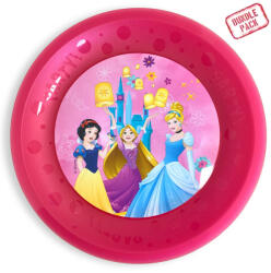 Halantex Disney Hercegnők Live Your Story micro prémium műanyag lapostányér 4 db-os szett 21 cm (PNN96265)