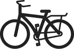  Kerékpár piktogram jelzés