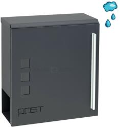  BK. 501. GW. AM cutie poștală antracit Antracit (2575K22240)