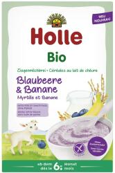 Holle Terci cu lapte de capra, banane si afine, fara gluten, pentru copii, +6 luni bio 200g