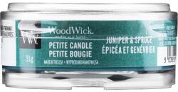 WoodWick Lumânare parfumată în pahar - WoodWick Petite Candle Juniper & Spruce 31 g