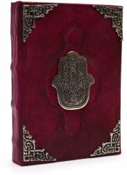 Ancient Wisdom Bőrkötésű kézműves napló - HAMSA - 18x26 cm (LBN-35)