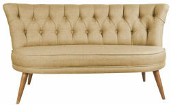 ASIR Canapea chesterfield Richland Loveseat - Milky Brown Maro (558ZEN1212) Canapea
