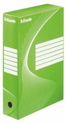 ESSELTE Archiválódoboz, A4, 80 mm, karton, ESSELTE Boxycolor , zöld (128414)