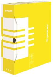 DONAU Archiválódoboz, A4, 100 mm, karton, DONAU, citromsárga (7661301FSC-11) - treewell