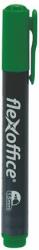 FlexOffice Alkoholos marker, 1, 5 mm, kúpos, FLEXOFFICE PM03 , zöld (FO-PM03GREEN)