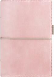 FILOFAX Kalendárium, gyűrűs, betétlapokkal, personal méret, FILOFAX, Domino Soft , pasztell rózsaszín (FX-022577) - treewell