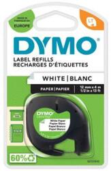 DYMO Feliratozógép szalag, papír, 12 mm x 4 m, DYMO Letratag , fehér (S0721510)