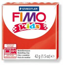 FIMO Gyurma, 42 g, égethető, FIMO Kids , piros (8030-2)