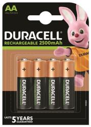Duracell Tölthető elem, AA ceruza, 4x2500 mAh, DURACELL (10PP050049) - treewell