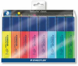 STAEDTLER Szövegkiemelő készlet, 1-5 mm, STAEDTLER Textsurfer Classic 364 , 8 különböző szín (364 WP8)