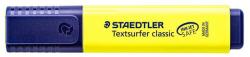 STAEDTLER Szövegkiemelő, 1-5 mm, STAEDTLER Textsurfer Classic 364 , sárga (364-1)