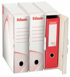 ESSELTE Archiválódoboz, iratrendezőnek, 97 mm, újrahasznosított karton, ESSELTE Standard , fehér (10024)