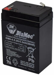 DIAMEC DM645 szünetmentes akkumulátor, zselés, 6V 4, 5Ah (DM645)