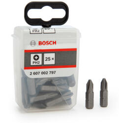 Bosch PH2 25mm 25pc. 2607002797 Set capete bit, chei tubulare