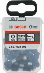 Bosch Impact T25 25mm 25pc. 2607002806 Set capete bit, chei tubulare