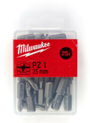 Milwaukee PZ1 25mm 25pc. 4932399589 Set capete bit, chei tubulare