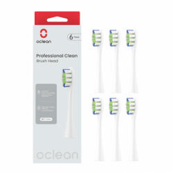 Oclean Professional clean fogkefe fej (6db) fehér (OCL553802)