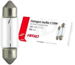 AMiO Set 10 becuri cu halogen C10W Festoon, 31mm, 12V - gimihome